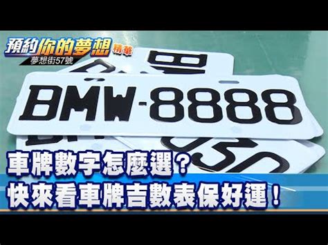 車五行|車牌怎麼選比較好？數字五行解析吉凶秘訣完整教學